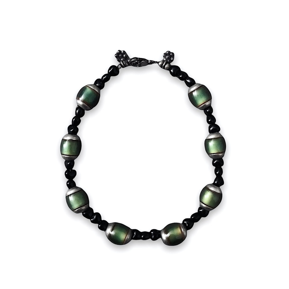 Handmade Vintage Mood Bracelet Color Changing Beaded Lobster Clasp Silver Tone
